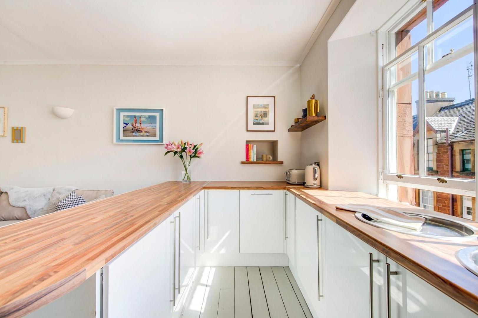 Villa Stylish 1BD Seaside Flat North Berwick Exterior foto